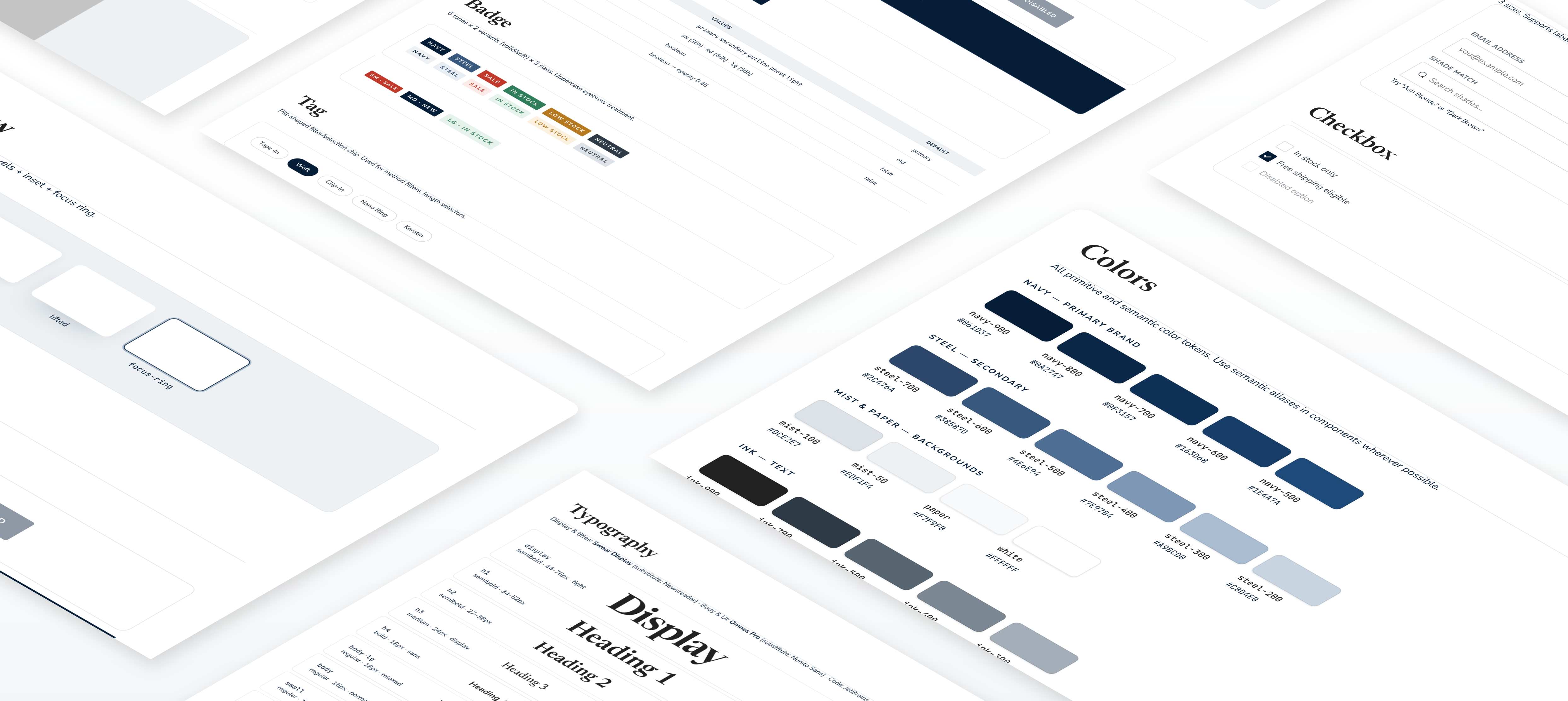 Beauty Industry Group — design system